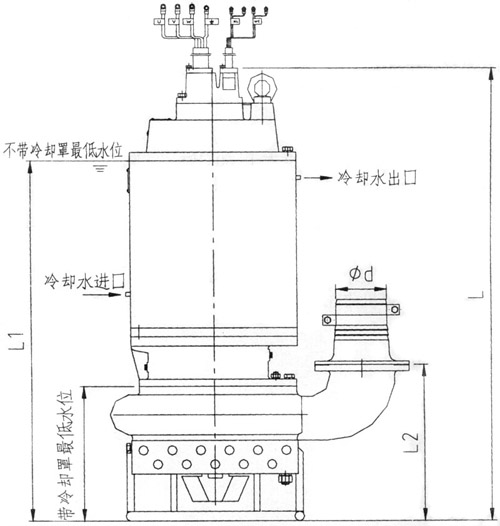 潛水抽砂泵結(jié)構(gòu)圖（1）